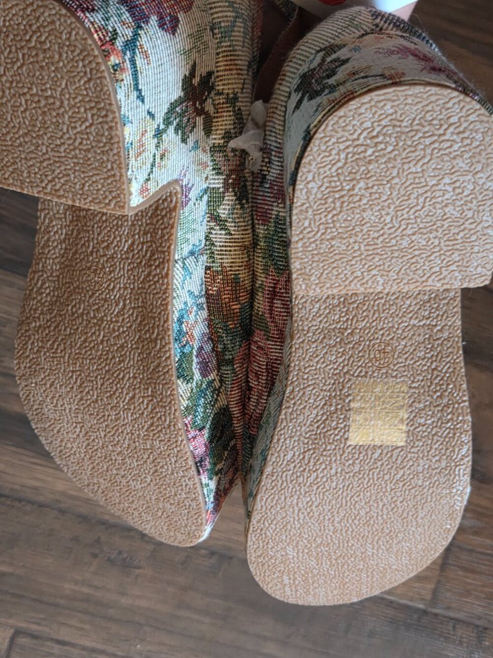 NWT tapestry needlepoint mary janes - Picture 3 of 3